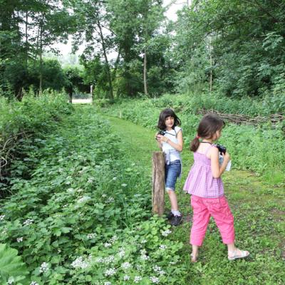 Visite du parc de la Mairie de Poigny