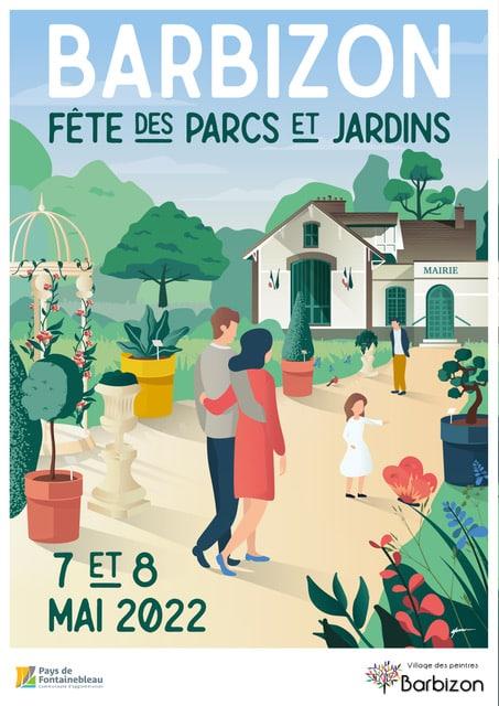 Fete des parcs et jardins du 7 au 8 mai 2022 barbizon 77